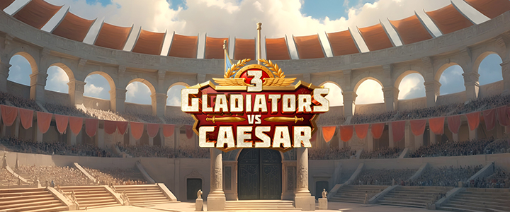 3 GLADIATORS VS CAESAR